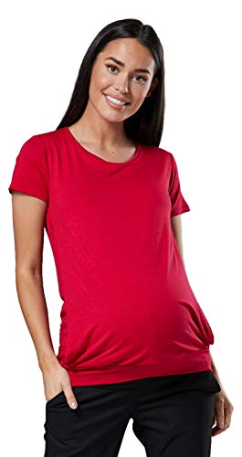 Zeta Ville - Maternité Top en Couches de Grossesse d'allaitement - Femme - 436c (Framboise, 42-44, XL) Cover