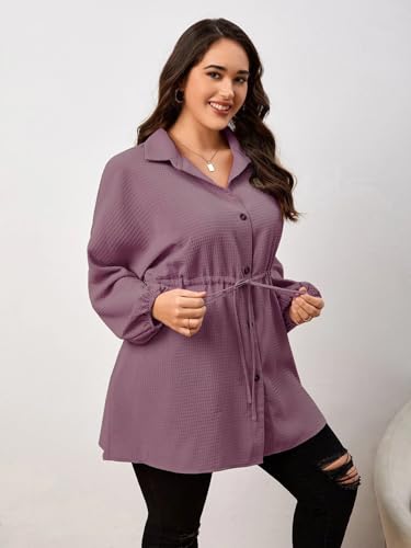 Greciilooks Poly Cotton Casual Standard Length One Piece Maxi Bodycon Dresses Midi Dress For Women (Gl-Wd1149_Purple_M)