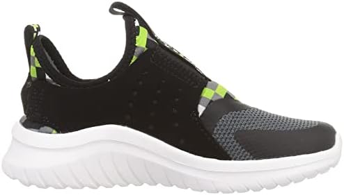 Skechers Kids Boy's Ultra Flex 2.0-Cubor Sneaker, Black/Charcoal/Lime, 4 Big Kid | Image 5