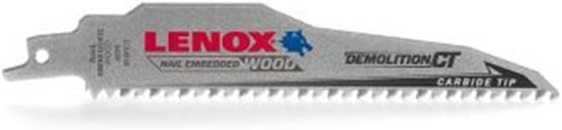 Lenox 6-in 6-Tpi Carbide Tooth Reciprocating Saw Blade