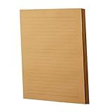 SOIMISS 100 hojas Papel Kraft Retro para Escribir Cartas Rayadas Papel Vintage y Práctico para Escritura Dibujo y Notas Elegantes