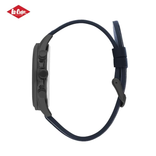 Lee Cooper Montre Homme Multi Function cadran bleu 44 mm premium - 2
