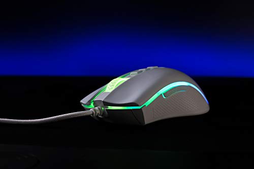 M711 Cobra Gaming Mouse con 16,8 milioni di RGB retroilluminato a colori, 10.000 DPI regolabile, impugnatura comoda, 7 pulsanti programmabili, bianco - Mouse gaming - Immagine 4