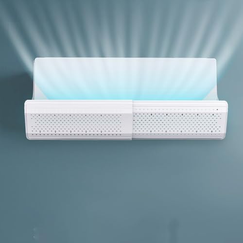 Deflector de viento para aire acondicionado split de pared con filtro de algodón cómodo 6