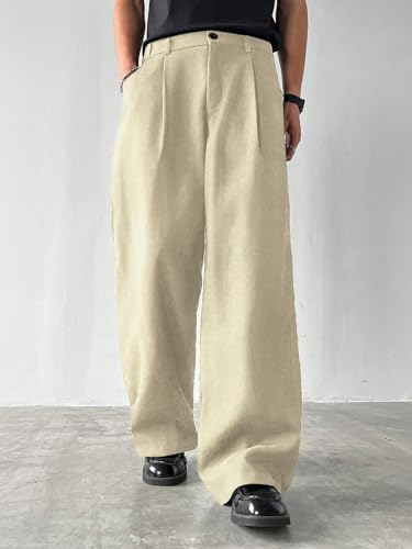 Image of Trillion Mens Formal Pant| Stylish High-Waist Straight Pant for Men