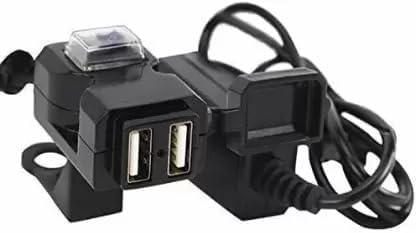 12V-24V Motorcycle USB Charger Socket - Dual Port, Rainproof, For Phones & GPS 6 thumbnail image