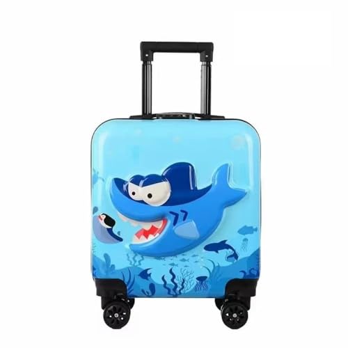 Image of Wise Guys Trolley Luggage Bag for Girls Kids Children Trolley Bag Lightweight Waterproof Suitcase Luggage Bag Compact 360 Wheel Cabin 18 Inch (Elephant)