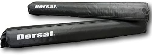 DORSAL Round Crossbar Surfboard Longboard Snowboard SUP Surf Roof Rack Pads 20 Inch image 5
