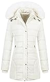 ❄Skin-friendly:Vintage velvet fabric provides a chic retro look.This warm winter coats is Padded with high-quality insulated cotton filling,keeps you warm when the temps drop.Super soft flannel liner is a warm fabric of various degrees of weight and ...