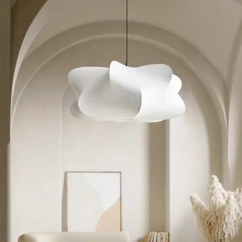 Lustre en soie de 50cm comme plafonnier de salon élégant