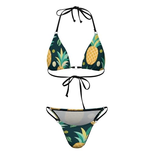 Women's Girls Elegant Bikini Sets Two Piece Swimwear Bathing Suit4