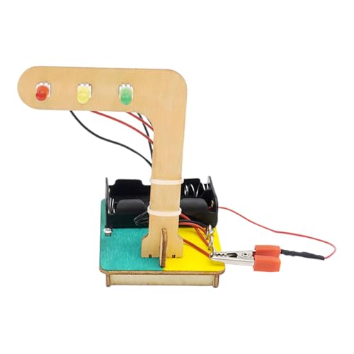 Kit De Experimento De Ciencias De La Luz De Tráfico - Kit Experimental De Motor Eléctrico De Simulación Road Light | Kit De Señal De Tráfico De Motor Eléctrico, Juego De Educación Temprana para Niños