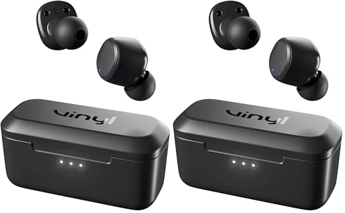Image of VINYL by Skullcandy True Wireless Bluetooth Earbuds - Black (Pack of 2)