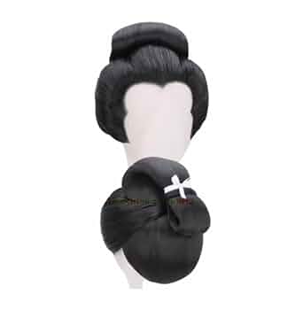 花嫁、芸者かつら、舞台衣装　新品未使用品 遡及シリーズ 芸者(美智子) 更紗 美人相 コスプレ衣装