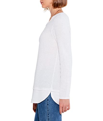Image of NIC+ZOE Women's Waffle Vital Crew Neck Sweater