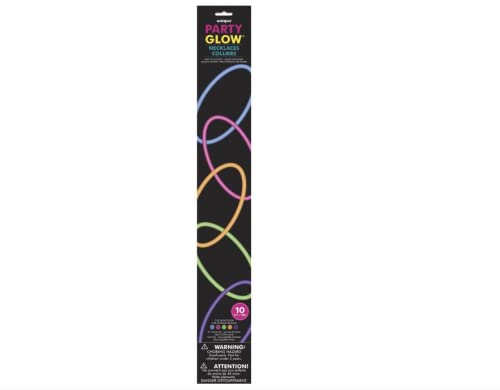 Unique Party 55017 - Colliers Lumineux - 55 cm - - Assortiment de 10 Cover