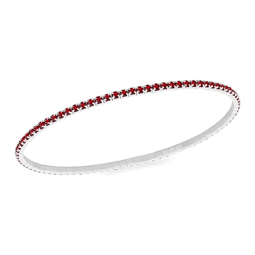 Bracelet extensible en argent pour illuminer vos tenues de soirée