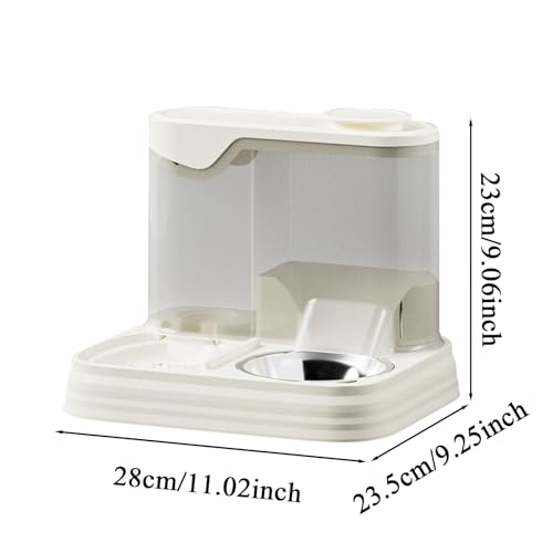 Distributeur d'eau pour chat et gamelle de nourriture grande capacité pour chiot