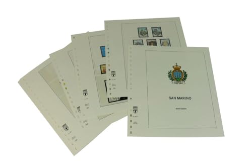 Feuilles pré-imprimées Saint Marin LINDNER classeur timbres 2017-2022