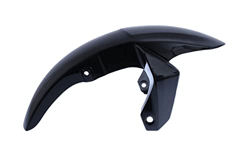 Garde boue avant noir brillant compatible avec Kawasaki ER6N ER6F 2012-2016 avdb-moto