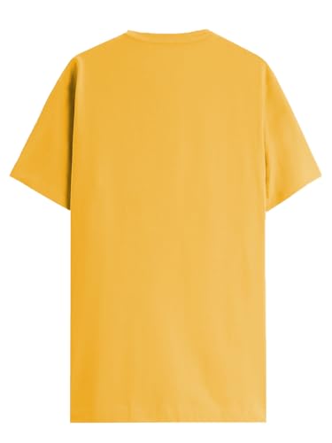 Image of ADRO Men's Graphic Printed 100% Cotton T-Shirt - Regular Fit, Printed T-Shirts for Men