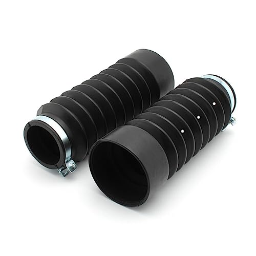 Aublinto Motorrad Gabel Stoßdämpfer Staubschutz,2 Stück Motorrad Stoßdämpfer Gabel Abdeckung Vorderradgabel Gummi Abdeckung Motorrad Gabel Cover Motorrad Faltenbalg Kompatibel für CMX500 CM300