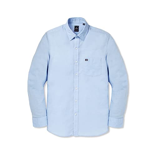 Image of Arrow Solid Slim Fit Mens Casual Shirts - 100% Cotton, Breathable & Comfortable, Full Sleeves Shirt for Men