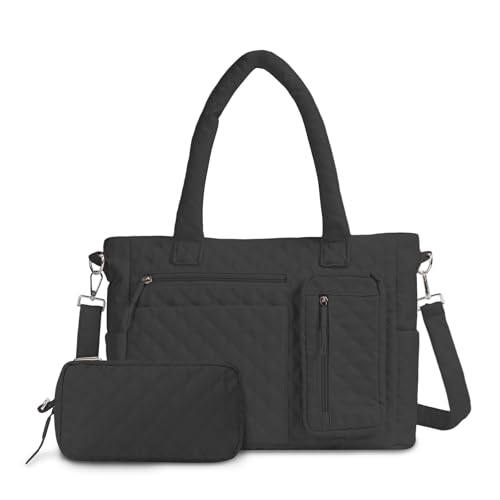 Bolso Tote para mujer con cierre, pack de 2 miniatura 1