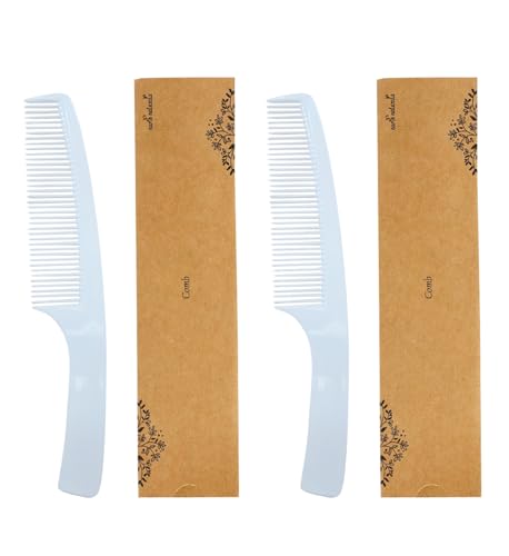 Image of Pack-50 Individually Wrapped Combs Disposable Combs Plastic Travel Comb Hair Combs for Hotel Shelter Homeless Charity Church Nursing White Comb Hotel Toiletries