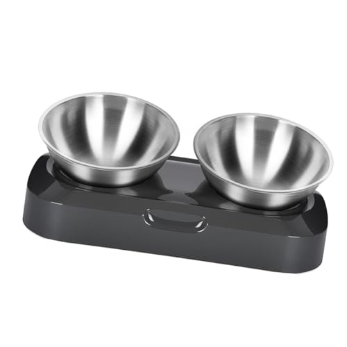 Mikikit 1pc Cat Food Bowl Slant Pet Feeder for Comfortable Feeding Durable Pet Bowl with Easy Clean Design for Cats