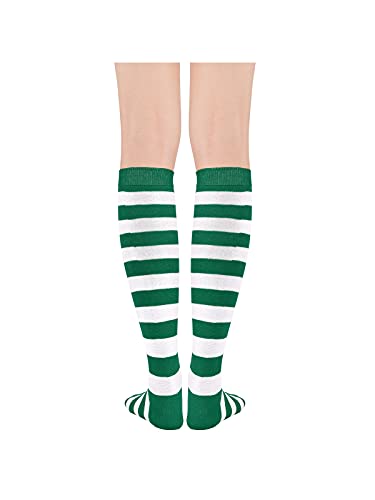 Image of Century Star Knee High Socks for Women Long Tube Socks with Stripes | Soft, Skin Friendly And Stretchy, Vibrant Colors Perfect For Daily Wear, Sports, Halloween And Christmas