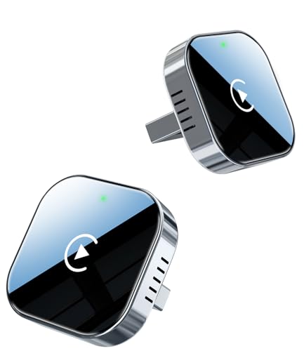 Teeran Wireless CarPlay Adapter for iPhone (2026 Upgraded), Mini Plug & Play for Cars with Factory Wired Apple CarPlay, Fast & Stable Connection, Easy Setup, Wide Vehicle Compatibility USB & USB C