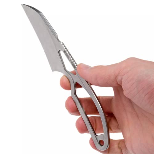 Real Steel Alieneck Bushcraft Hunting Knife - Sandvik 12C27 Blade And Handle - Perfect For Hunting And Daily Cutting Task- Edc Knife For Men And Women. #TOP1