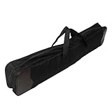 BIUDECO Bolsa para Equipo con Recurvo Portátil Negra, Bolsa Dividida para Recto, Gran Capacidad, Tela Oxford Resistente, Mochila Ligera Correa Ajustable y Actividades al Aire Libre