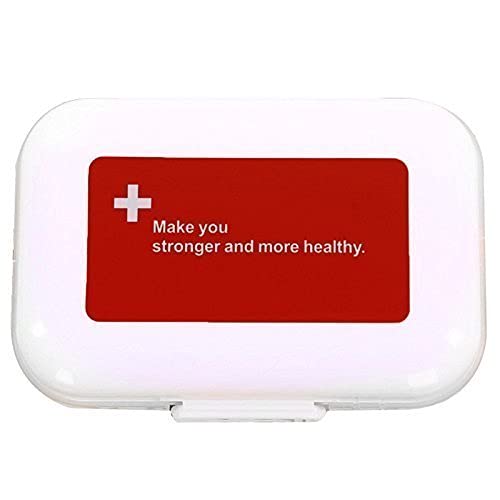 Portible Medicine Tablet Storage Container Case | 8 Slot Pill Case | Portable Weekly Pill Cases | Medicine Drug Box Pills Organizer (Pack Of 1). 1