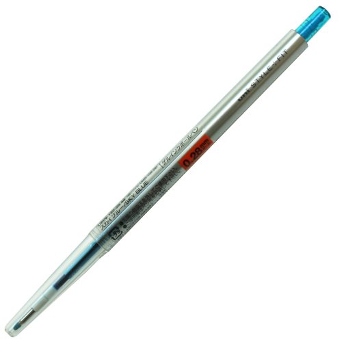 Uni Style Fit Single Color Slim Gel Ink Pen - 0.28 mm - Sky Blue