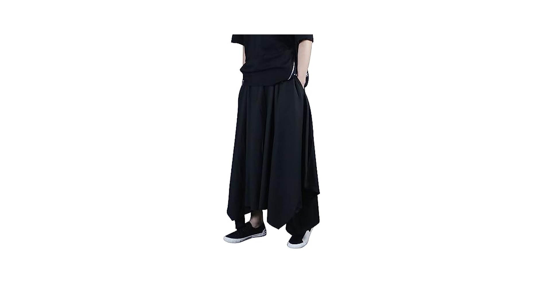 Amazon.com: BDRFSAYH Men's Casual Skirt Pants Loose Wide Leg