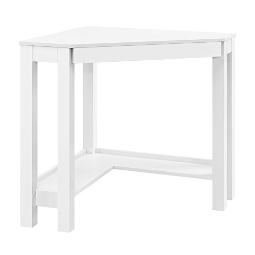 Altra Furniture Parsons Corner Desk, White
