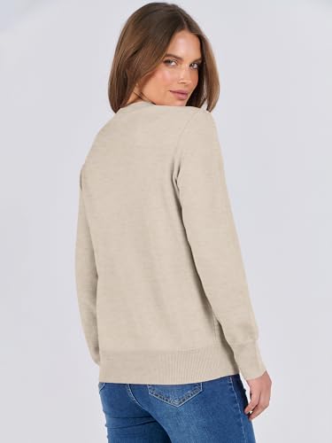 ANRABESS Women's Long Sleeve Crewneck Classic 2024 Fall Soft Basic Pullover Sweaters Top - Image 7