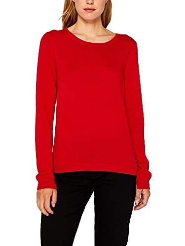 ESPRIT 999ee1i801, Pull Femme, Rouge (Red 630), Medium