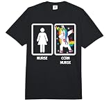 CCRN Nurse Unicorn Dabbing Funny Dabbing CCRN Nurse Gift Comfort Colors Adult Heavyweight T-Shirt