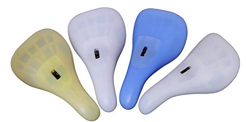 Ammaco Raleigh Diamondback UV Sunlight Reactive Glow In The Dark BMX BIKE Freestyle Pivotal Skeletal Lightweight Replacement Seat Saddle (Blue to Purp