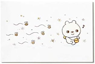TWOTUCKGOM Postcard - HONEYGOM - TTG Greeting Paper Card Blank Note on the Back for Every Occasion including Birthday Funny Watercolor like Greeting Cards with Thank You Message