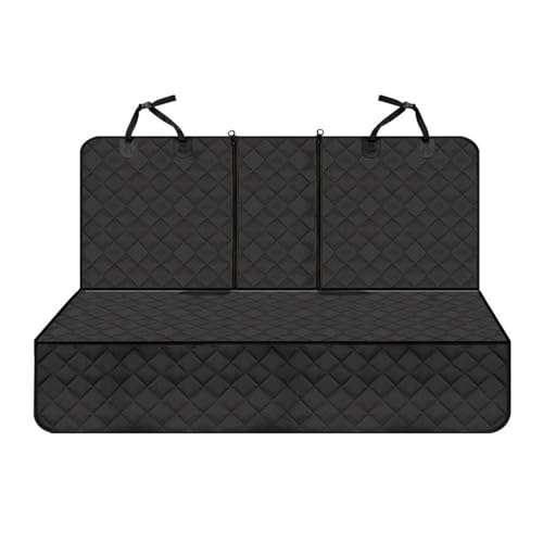Housse de siège pour chien imperméable avec double fermeture éclair et sangle réglable pour auto
