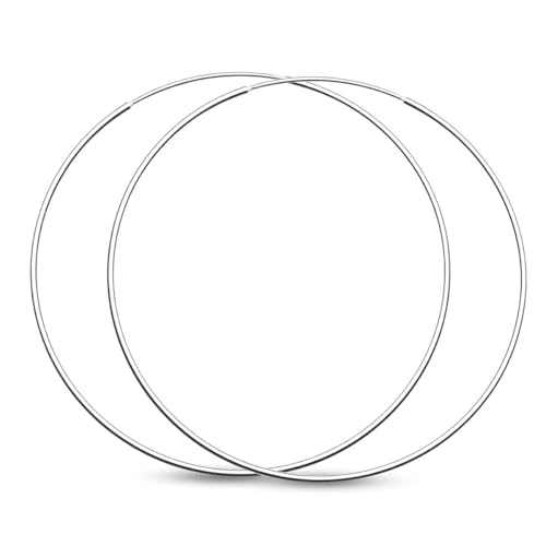 Créoles en argent sterling 925 Soul-Cats boucles doreilles intemporelles de qualité