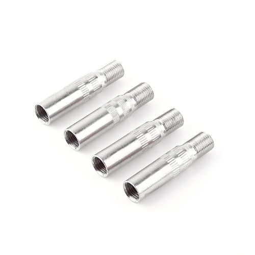 Pissente Extensão de haste de tampa de válvula de parafuso, adaptador de extensor de tampa de pneu d