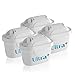 Price comparison product image Aqualogis Ultra+ Water Filter Cartridge Compatible with Maxtra Unimax Maxtra+ Plus for Brita Jugs - 4 Pack
