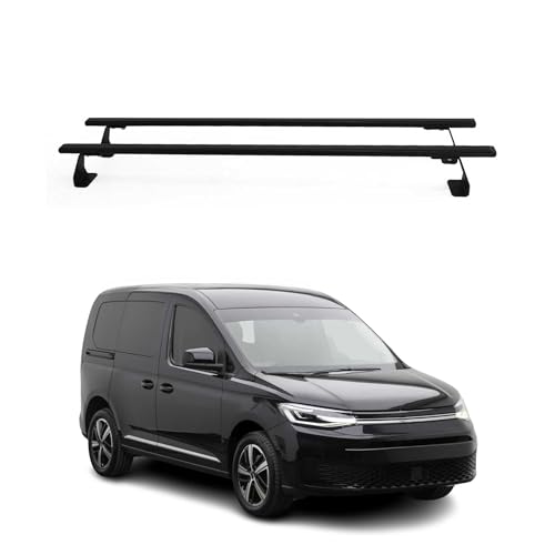 Barres de toit renforcées OMAC Heavy Duty acier noir pour Volkswagen Caddy IV
