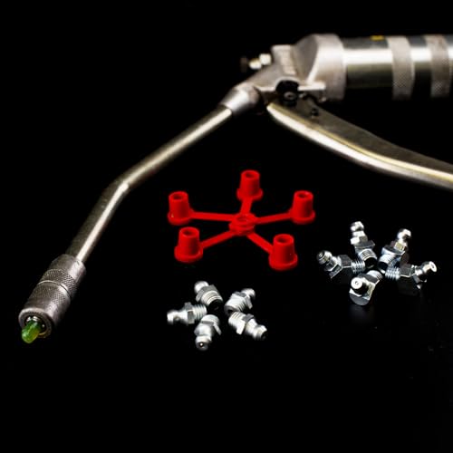 Image of HARFINGTON 15pcs Brass Straight Grease Fitting M4x0.7mm Metric Thread Hydraulic Grease Nipple Accessories for Car