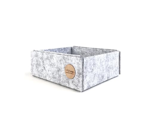 voigtdesign Box FILZ Aufbewahrung Ordnung Schubladenbox Regalbox Schrankbox...